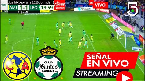 américa vs santos hoy en vivo|america vs santos live free.